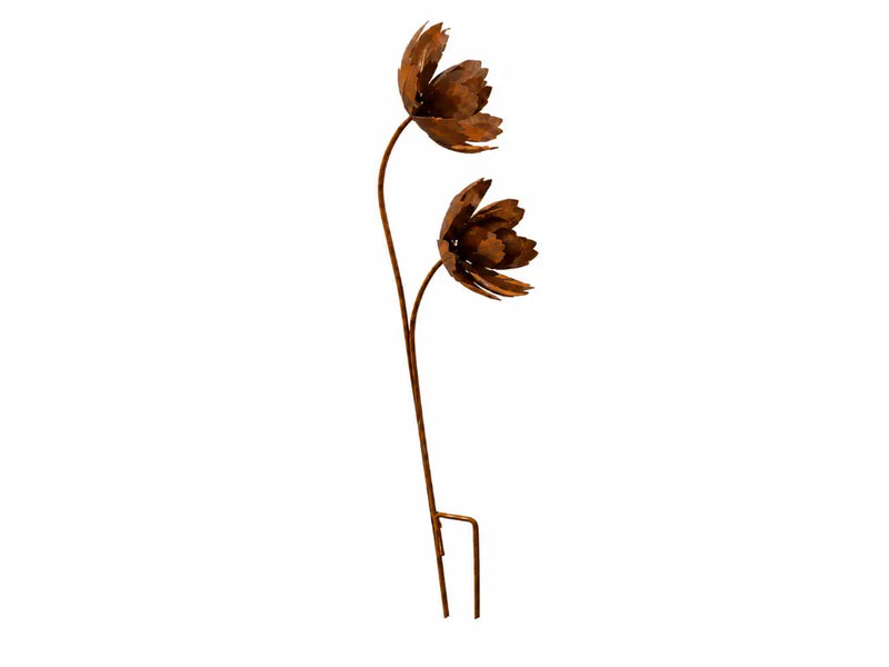 Piquet de Jardin avec 2 Fleurs (2) — MD14261