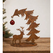 Sapin avec cerf Ecorouille (4) — MD14272