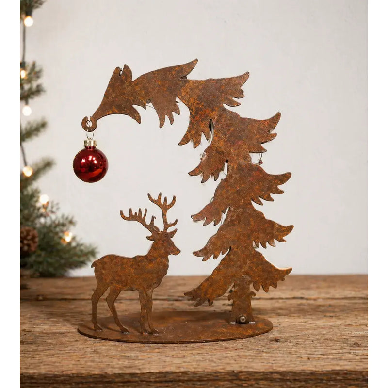 Sapin avec cerf Ecorouille (4) — MD14272