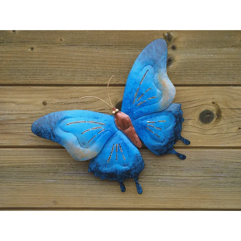 Papillon Bleu 45 X 37 Cm (6) — MD16064
