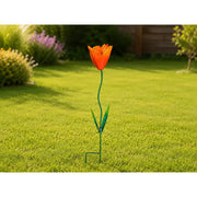 Piquet de jardin fleur jaune (4) — MD16266