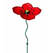Piquet de jardin fleur rouge (4) — MD16268