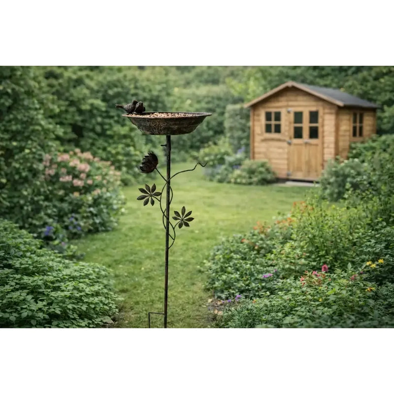 Pique de jardin avec mangeoire (4) — MD17026