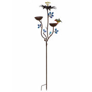 Tuteur mangeoire à oiseaux avec fleur (4) — MD17029