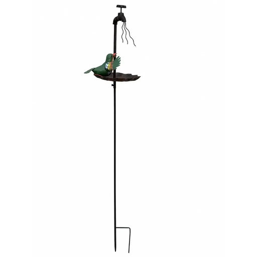Pique de jardin bain d’oiseaux avec oiseau (6) — MD17030