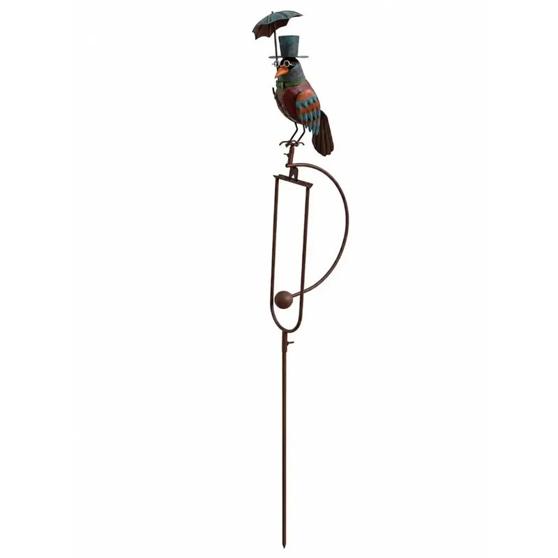 Balancier pigeon avec chapeau et parapluie (6) — MD17031