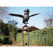 Grand Hibou Volant En Metal (1) — MD17415