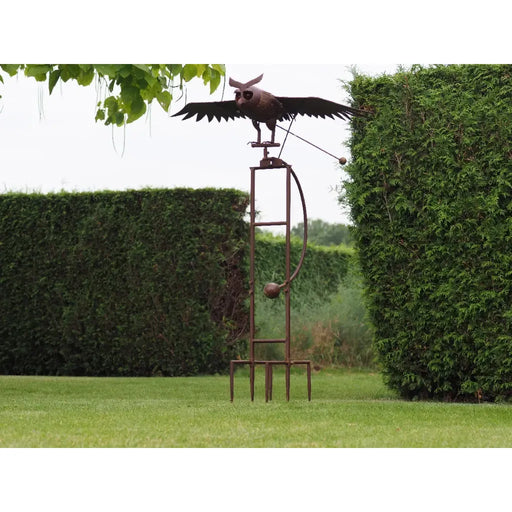 Grand Hibou Volant En Metal (1) — MD17606