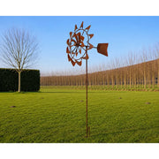 Moulin à vent double avec queue rotative (stake180cm) (5) — MD60001