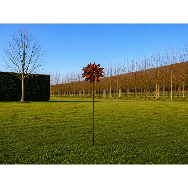 Pique de jardin avec fleur (stake 150 cm) (5) — MD60013