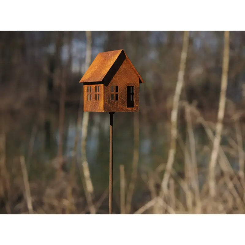 Ecorouille Maison d'oiseau sur bâton (2) — MD70008