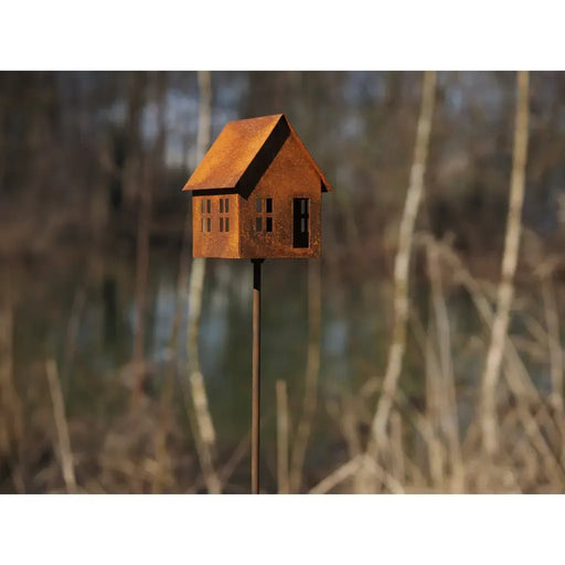 Ecorouille Maison d'oiseau sur bâton (2) — MD70008