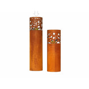 Ecorouille Colonne Lanterne Cœur avec Verre (1) — MD70040