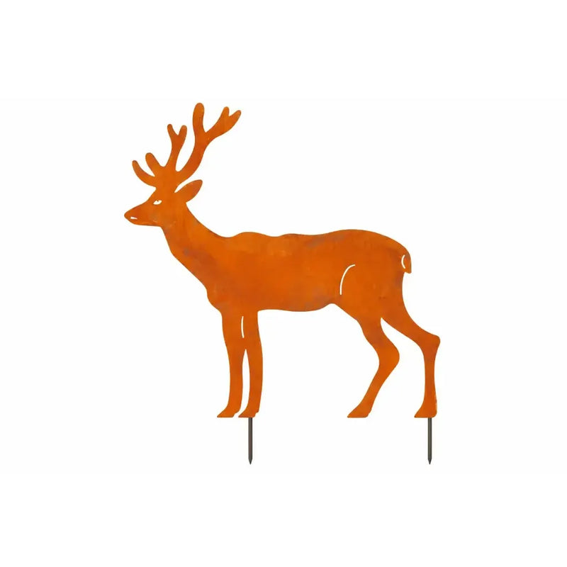 Cerf pique de jardin Éco-rouille (2) — MD70084