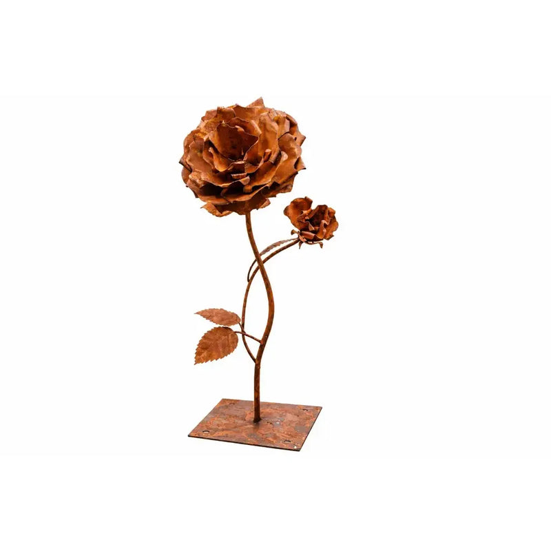 Grande rose sur socle Ecorouille (1) — MD70108