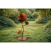 Grande rose sur socle Ecorouille (1) — MD70108