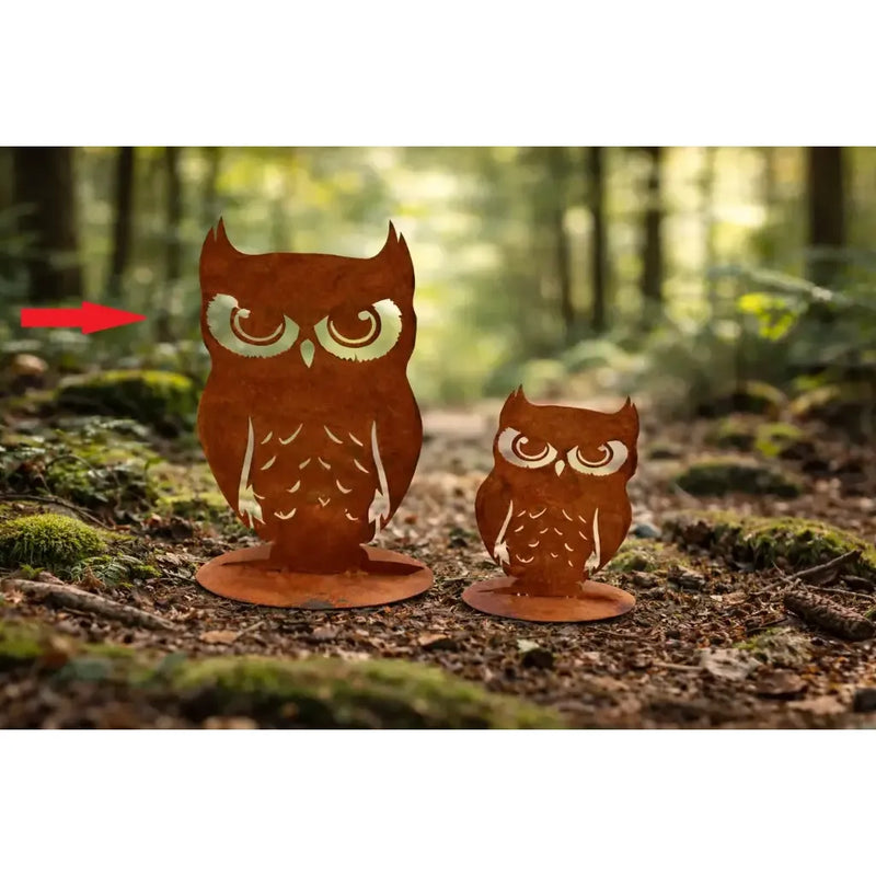 Hibou sur socle – grand (6) — MD70110
