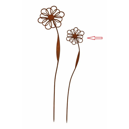 Fleur sur pique de jardin 70cm : Marguerite (6) — MD70111