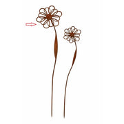 Fleur sur pique de jardin 110cm: Marguerite (6) — MD70112