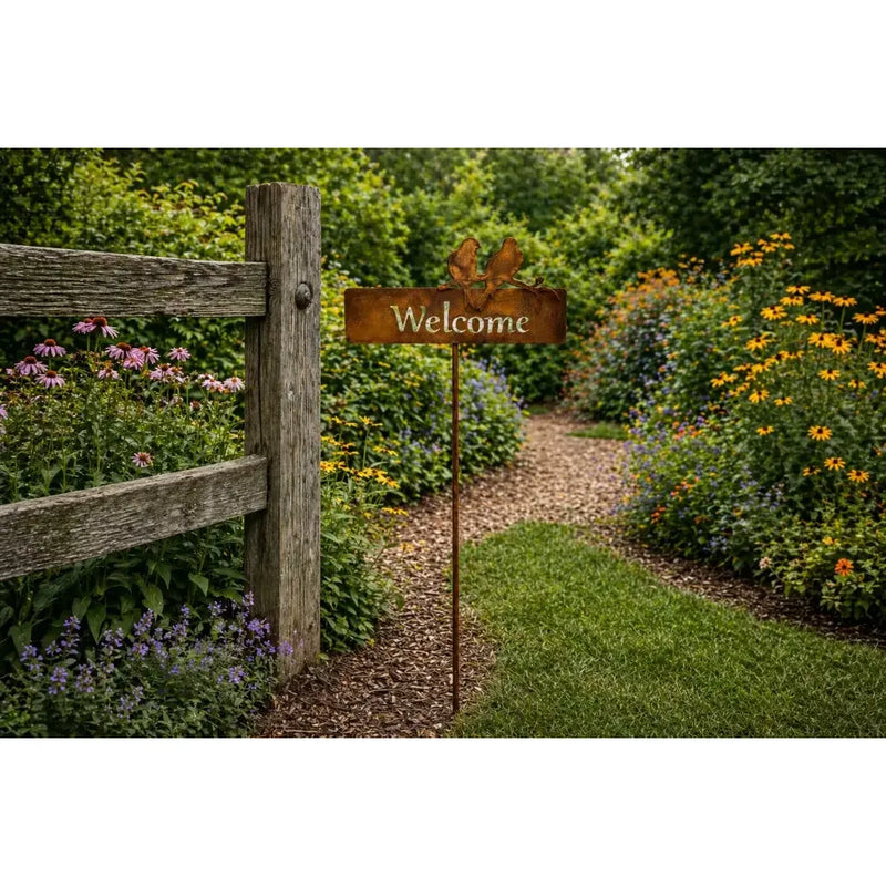 Pique de jardin 'Welcome' (6) — MD70122