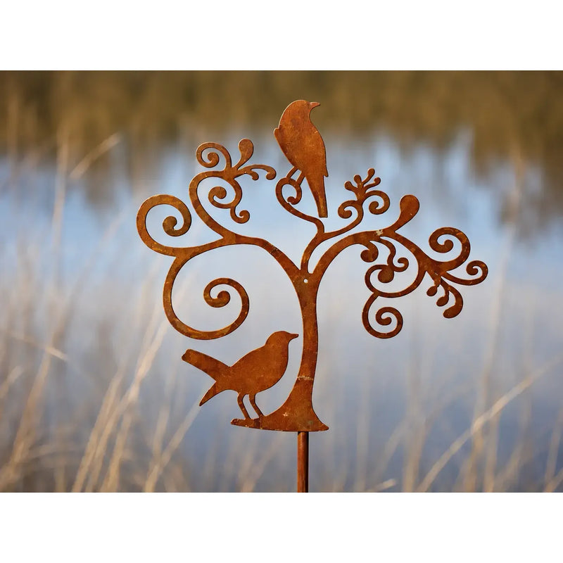 Oiseaux et arbre pique de jardin Ecorouille (6) — MD70130