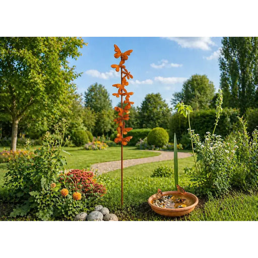 Pique de jardin papillons et libellules Ecorouille (6) — MD70141