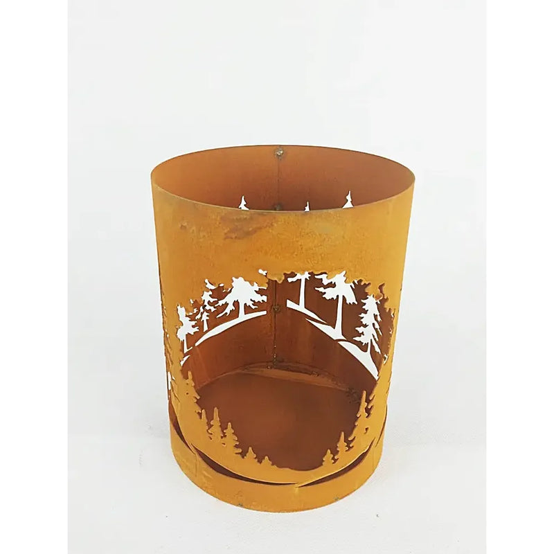Ecorouille Lanterne forêt avec Verre (2) — MD70158