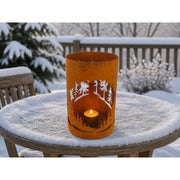 Ecorouille Lanterne forêt avec Verre (2) — MD70158