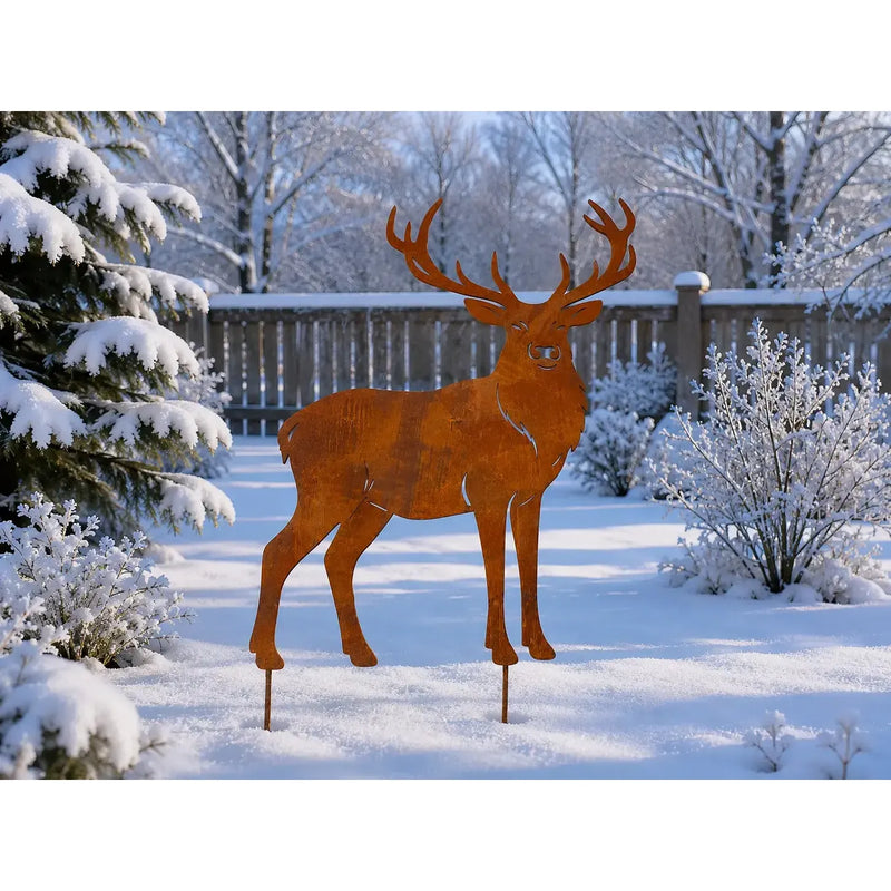 Cerf Tuteur de Jardin Ecorouille (2) — MD70159