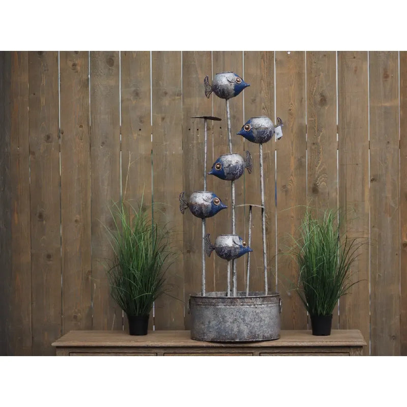 Fontaine Avec Poissons 122 Cm — MD89872