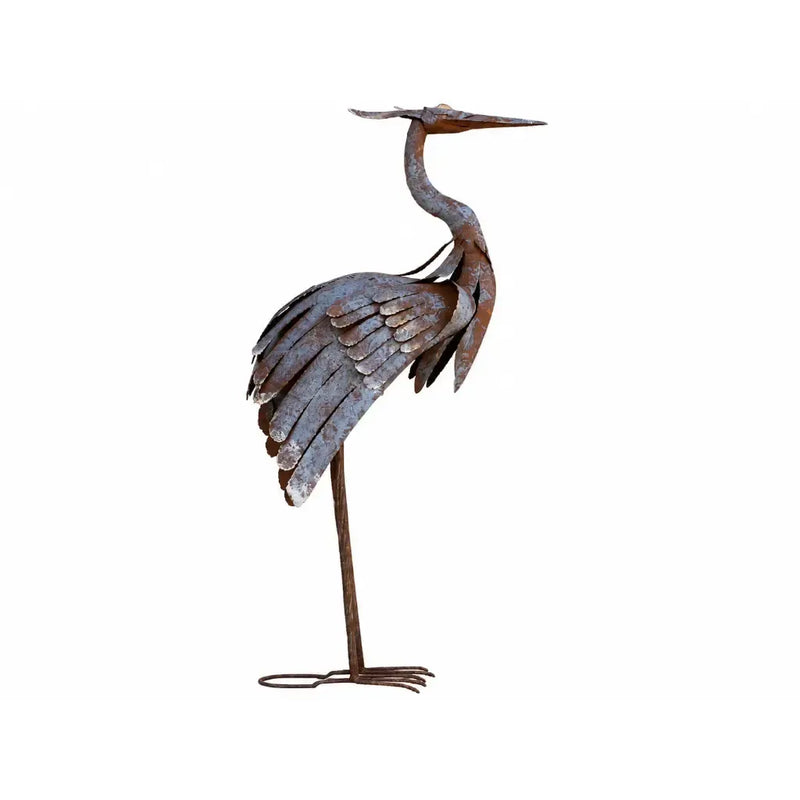 Grand Oiseau En Metal Rouille — MD89877