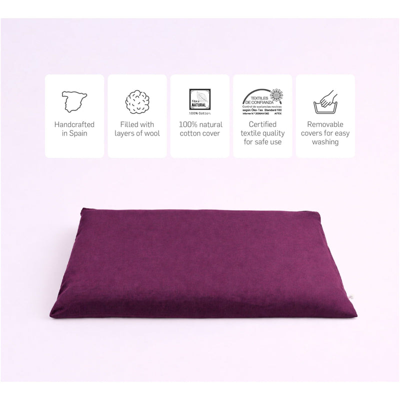 Tierra Zen Zabuton Zabuton Pourpre 8435131217690 ME020PU