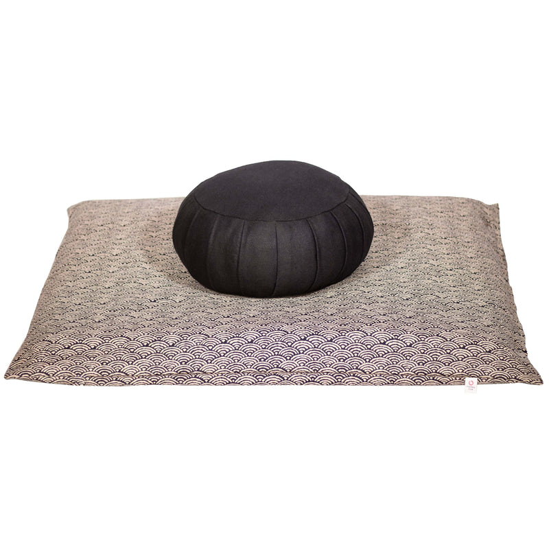 Tierra Zen Zabuton Zabuton Seigaiha Bleu 8435131218031 ME020SEBU