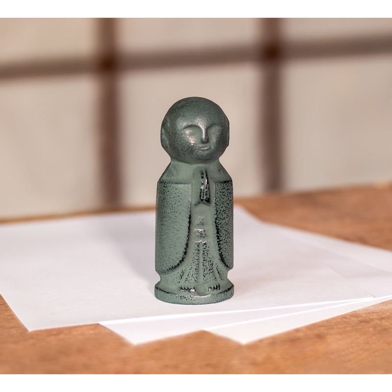 Jizo protecteur en fonte – 10 cm — vue 1