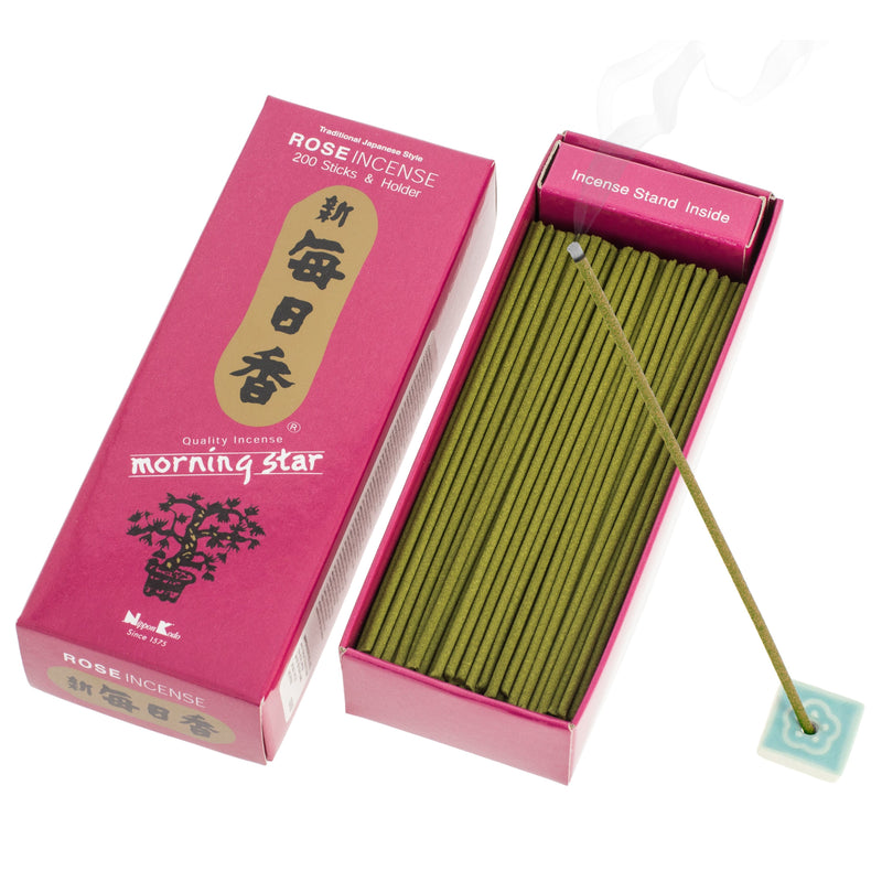 Encens Morning Star Rose 200 bâtonnets