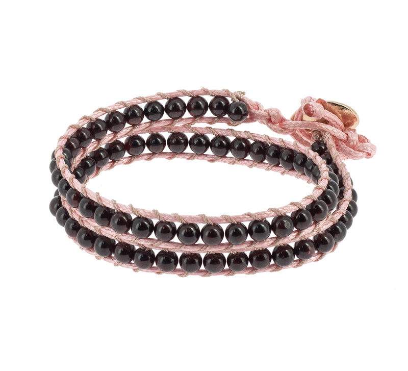 Bracelet Naga Grenat
