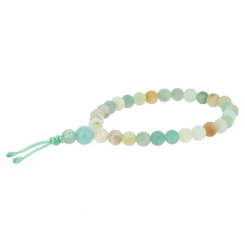 Bracelet-mala Amazonite Mate