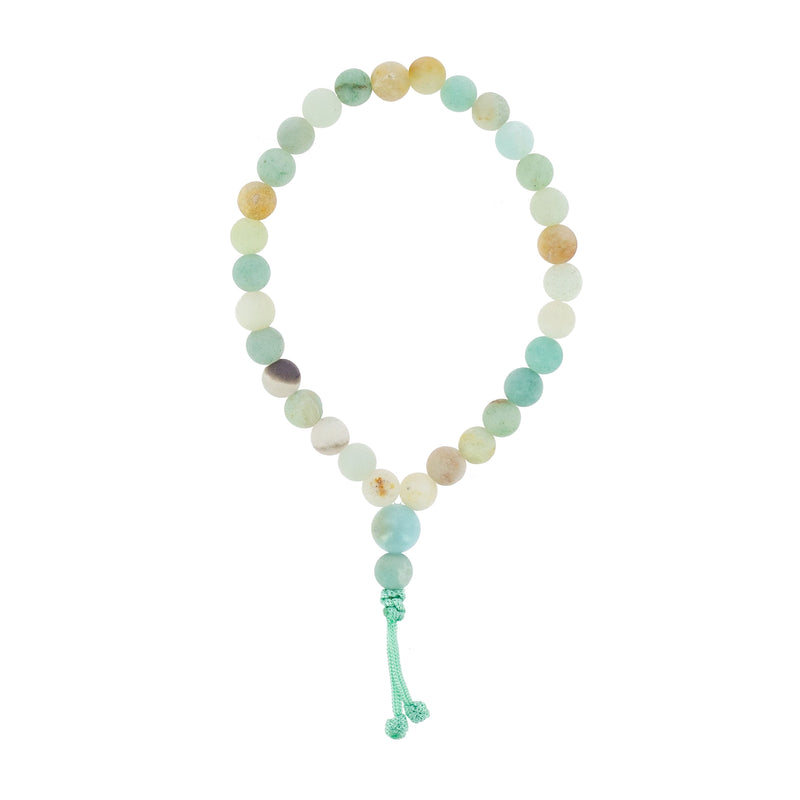 Bracelet-mala Amazonite Mate