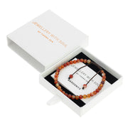 Bracelet Kora - Sardonyx rouge