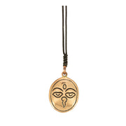 Pendentif Cuivre Yeux de Bouddha