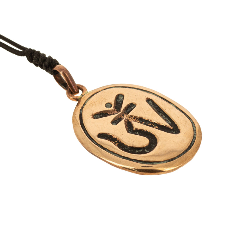 Pendentif Cuivre Om tibétain