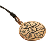 Pendentif Cuivre Mantra tibétain