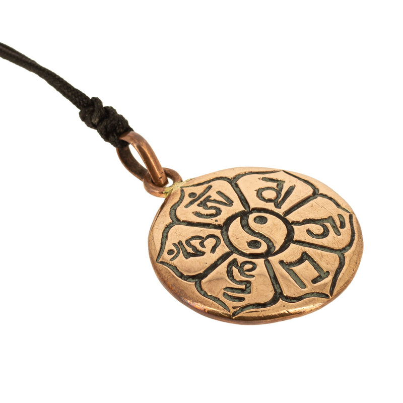 Pendentif Cuivre Mantra tibétain