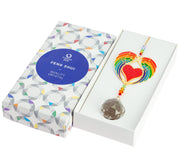 Grand Cristal Feng Shui Amour Arc-en-ciel