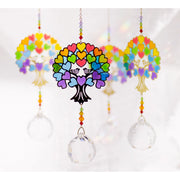 Grand Cristal Feng Shui Arbre de Vie Arc-en-ciel