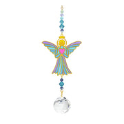 Cristal Feng Shui Ange Gardien Bleu