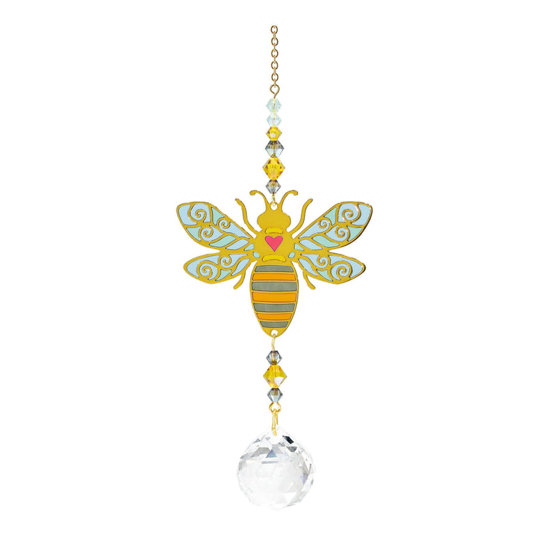 Cristal Feng Shui Abeille d'Or - Prospérité