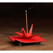 Porte-encens Iwachu Orizuru Rouge