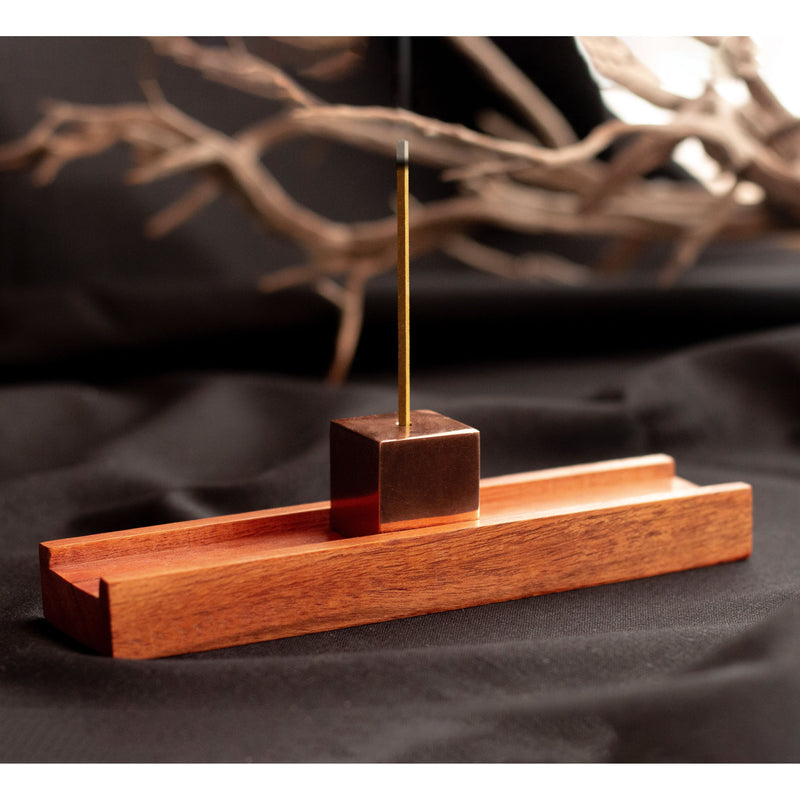 Porte-encens Paramita - Cube Cuivre