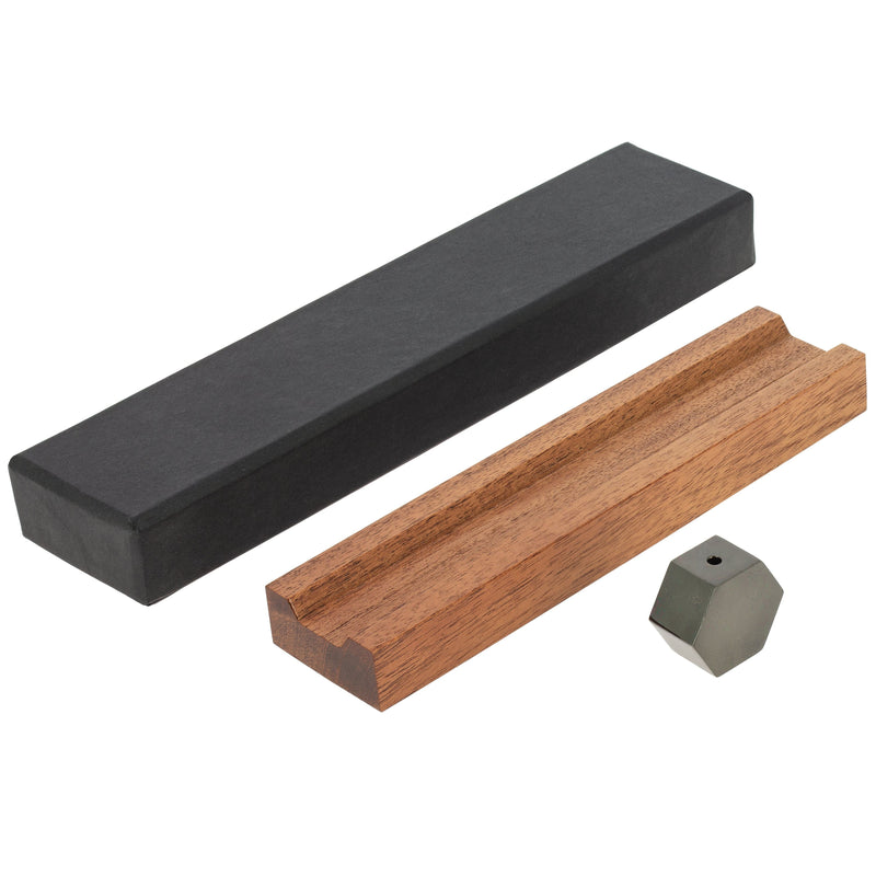 Porte-encens Paramita Hexagone Noir
